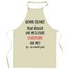 Tablier De Cuisine - Ostéopathe Ça N'existe Pas - Coton Épais - Impression Durable (France) - Liens Ajustables