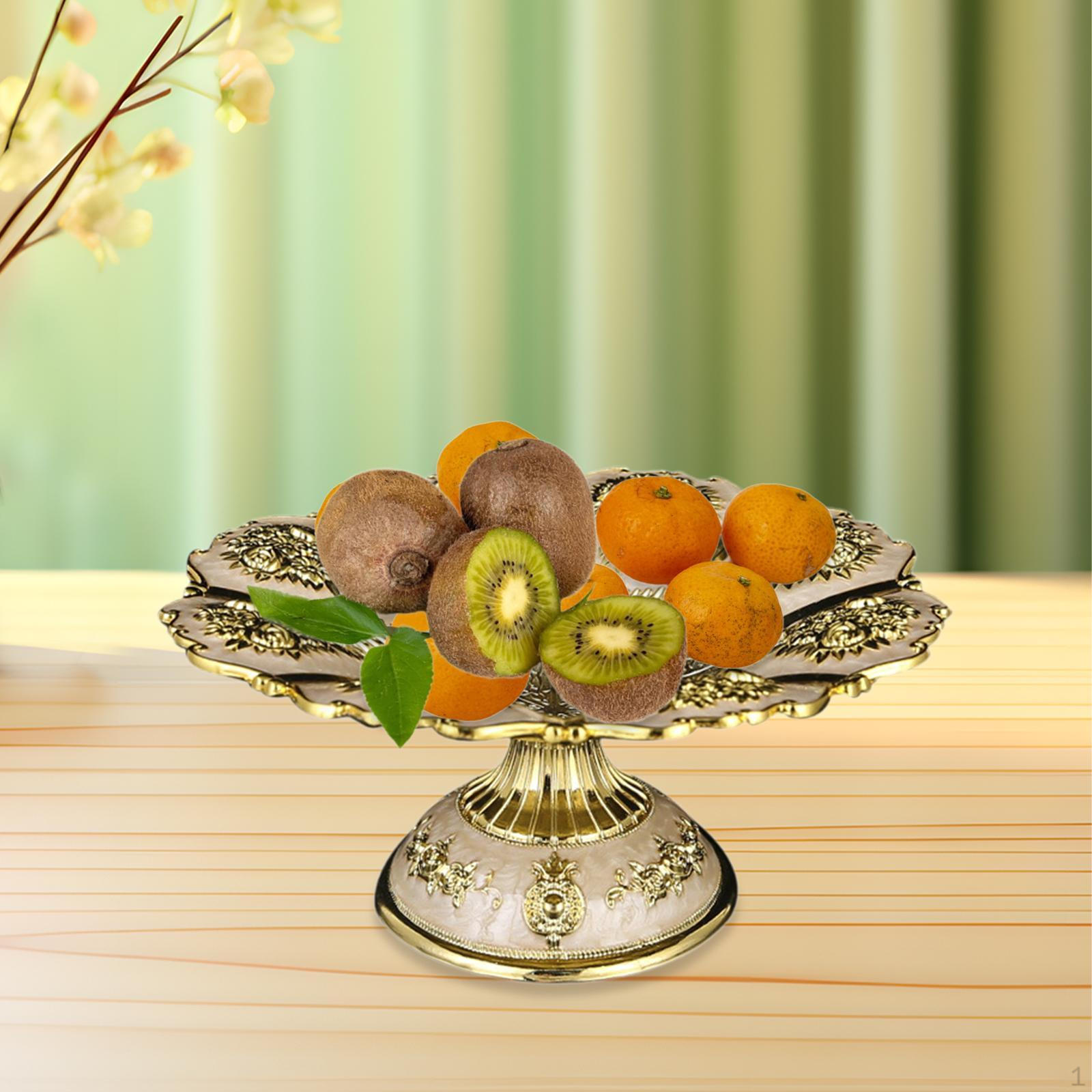 

Подставка для торта в форме фруктовой чаши, металлическая ножка, поднос для выпечки, блюдо для закусок, кексов с конфетами золотистый