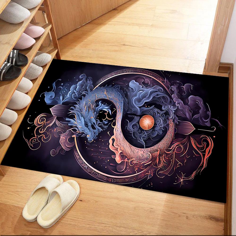 Dungeons & Dragons Floor Mat Design for Dining Room Kitchen Balcony Living Rooms Antislip Carpet Office home decor Spiritual Gift