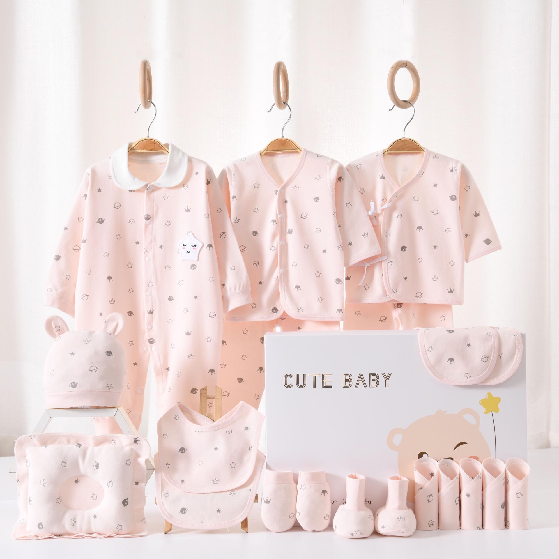 

Подарочная коробка для новорожденного: Комплект одежды из чистого хлопка на весну и осень для мальчиков и девочек Newborn [White Bear Gift Box]