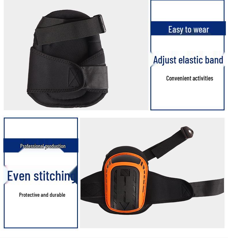 Heavy Duty Outdoor Field Knee & Elbow Pads - Hard Shell Protection, Various Styles