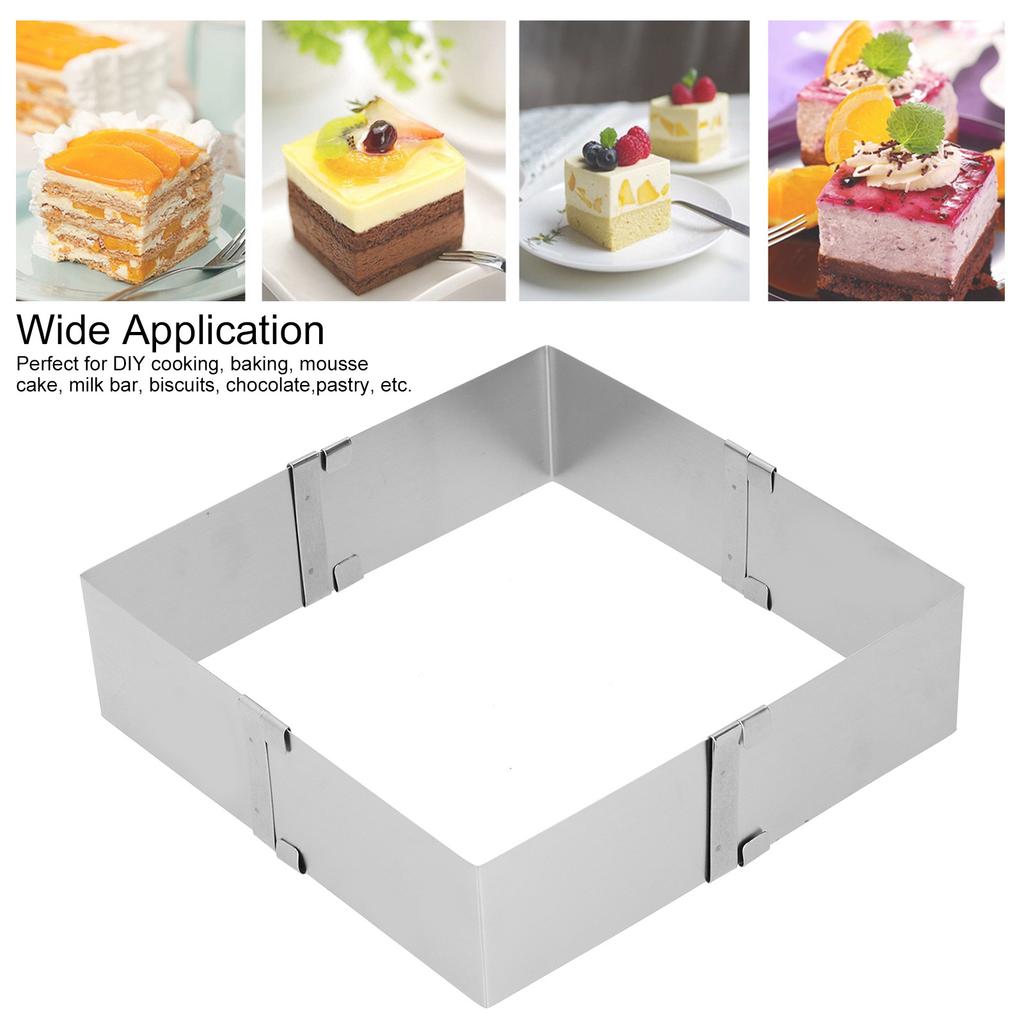 Stainless Steel   Mousse   Retractable Biscuits Cake Mold Kitchen   Baking Tools