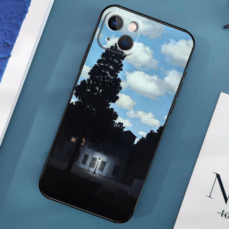 Rene Magritte Phone Case For iPhone 15 13 12 11 14 Pro Max Mini X XR XS MAX SE 2020 7 8 Plus Back Cover