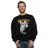 DC Comics Mens Aquaman Mono Action Pose Sweatshirt