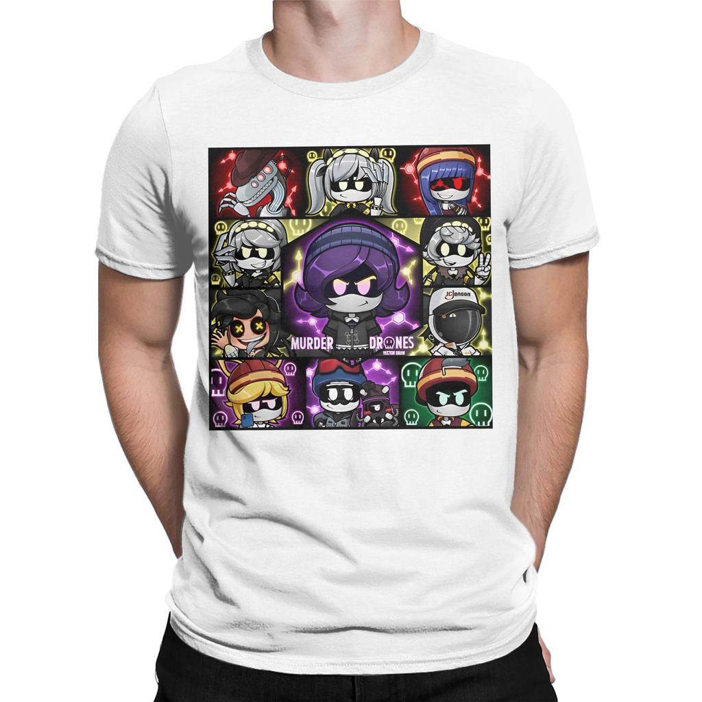 Mens Womens Murder Drones Fanart Chibis T Shirt Cotton New Arrival T-Shirt Uzi Doorman Top Clothing