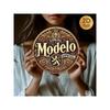 Panneau Métallique Vintage Modelo Beer Décor Mural Rétro Bar Plaque Étain Affiche