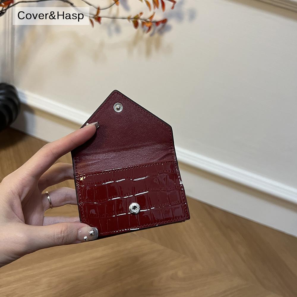 2025 Mini Alligator Women Wallets Genuine Leather Short Purse Shining First Layer of Cowhide Wallet Brand Style Billfold Without Logo