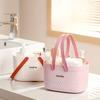 Solid Color Handheld Shower Basket, Can Store Towels, Shower Gel,Facial Cleanser and Other Bathroom Products At The Same Time