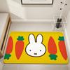 Cartoon Bunny Rabbit kawaii funny M-Miffy Home Bed Rug Kitchen Bath Floormat Hallway Balcony Carpet Entrance Doormat hogar Decor