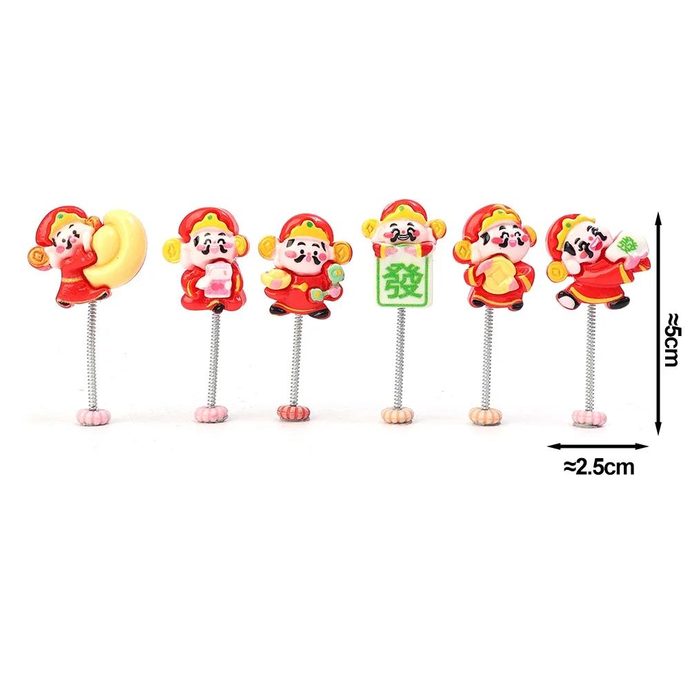 

2024 Бог богатства украшения для автомобиля приборная панель автомобиля мини качающаяся голова украшение привлекающее богатство украшение для салона автомобиля аксессуары