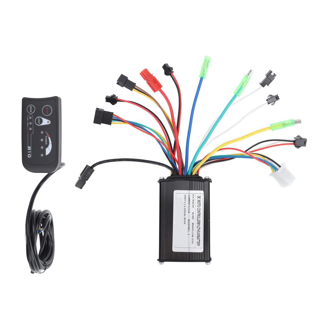 DC 36V 48V 17A 3 Modes Controller with S810 Panel with FT 8C Magnetic Points with 109R Throttle for 250W‑350W Motor