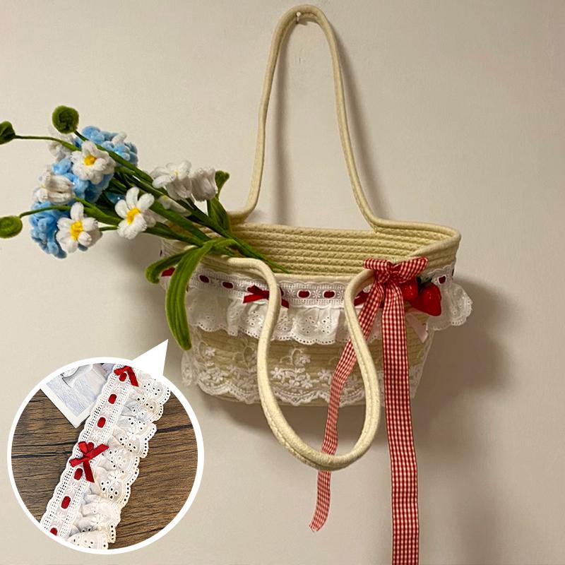 1yard Skirt Lace Accessories DIY Material Polyester Ribbon Embroidery Decorative Sewing Edges DIY Crafts 7cm Wide