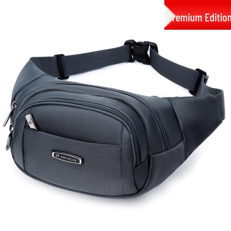 Waterproof Multifunctional Crossbody Fanny Pack - Large Capacity for Outdoor Sports, Running, and Business Use