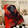 Comic SSpawnn Throw Warm Soft Flannel Blanket Multiuse for Sofa Bed Camping Travel Nap