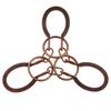 Metal Horseshoe Cast Game Game Lock Disentanglement Unlock Interlock Plaything Magic Trick Mind Iq Logic Test Kids Adults Challenge