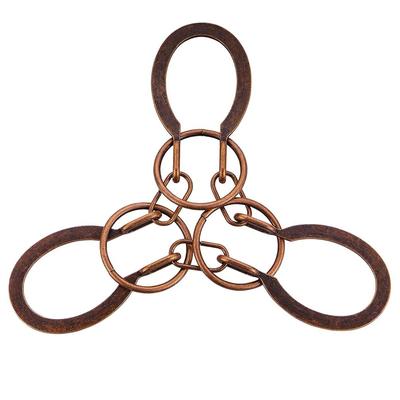 Metal Horseshoe Cast Puzzle Game Lock Disentanglement Unlock Interlock Toy Magic Trick Mind IQ Logic Test Kids Adults Challenge