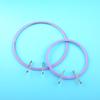 Adjustable Metal Head Embroidery Hoop for Cross Stitch Flowers - 7.25/5 Inches