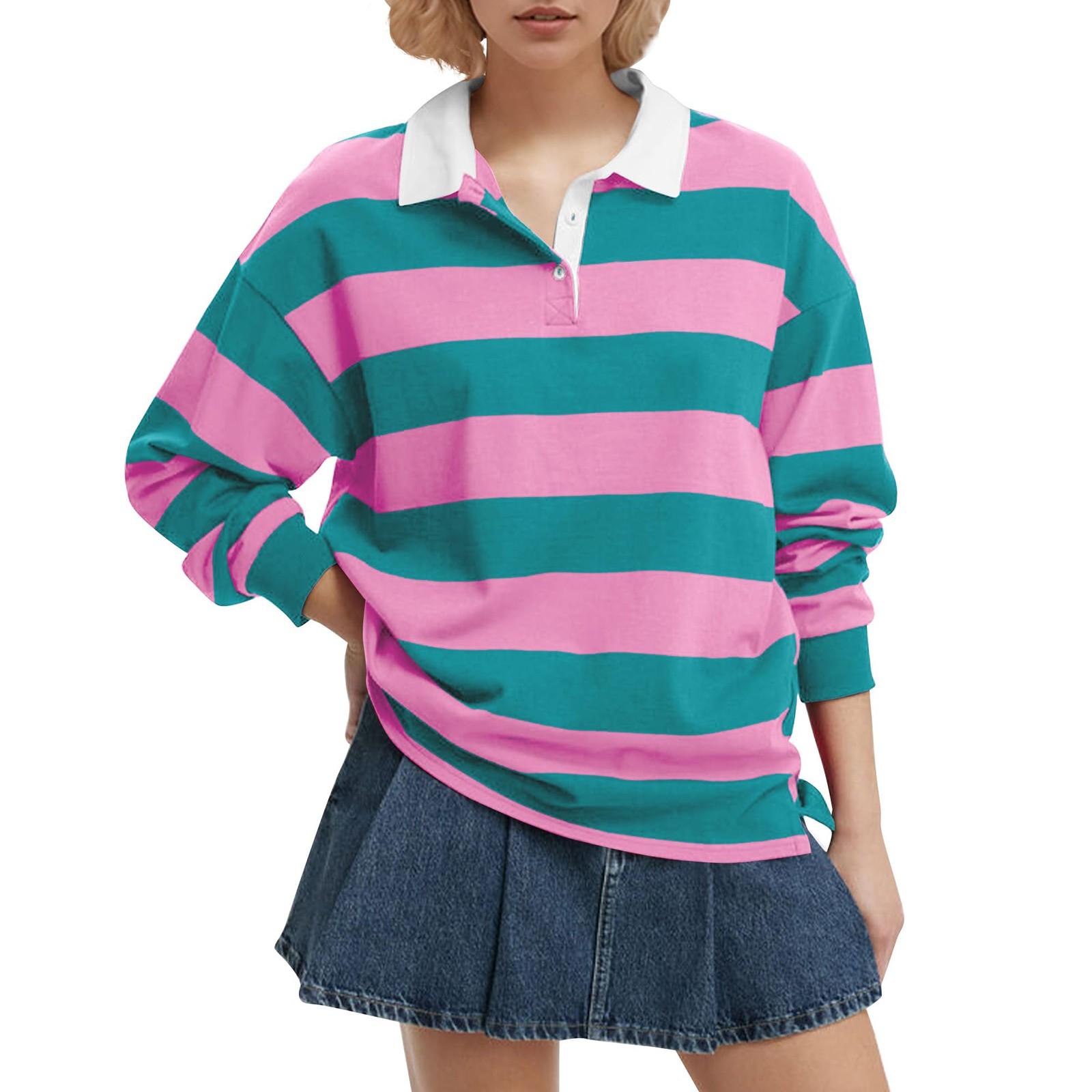 

Топы для женщин, пуловеры с длинными рукавами, повседневные рубашки, топ XS розовый