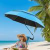 360° Justerbar Justerbar Skyggeparasol Solbeskyttelse UV-beskyttelse Strandparasol Stor Størrelse med Klemme