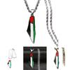 Stainless Steel Fashionable Map Pendant Necklace For Cross-border E-commerce