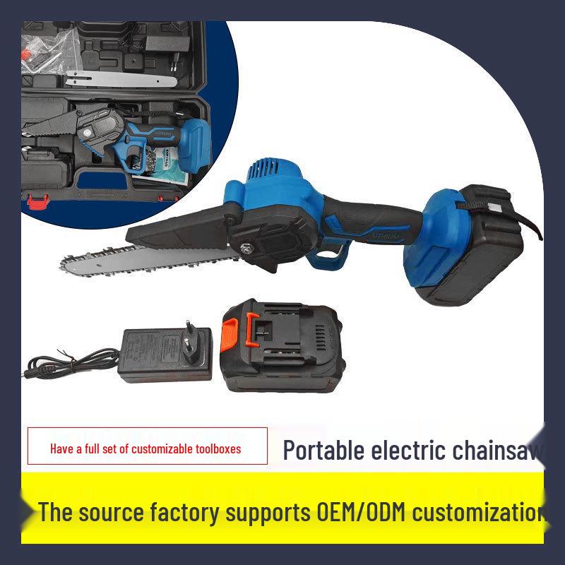 8-inch High-Power Multifunctional Mini Electric Chainsaw for Pruning, Woodworking, and Logging