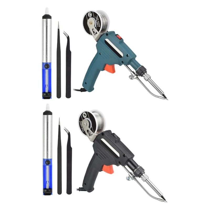 Heavy Duty Soldering Iron With Upgraded Alloy Tip Quick Changing System Detachable Scaffold Soft Power Cord For Repairs