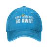 Baseball Cap Make America Go Away Summer Yk Cool Hip Hop Hats  Women Unisex Custom Logo Running Hippie High Quality Baseball Caps