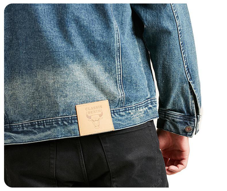 2025 Men's Retro Denim Jacket | American Vintage Style | Casual Outerwear