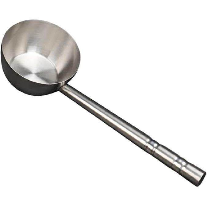 Hemoton Stainless Steel Water Ladle Household Soup Spoon with Capacity for Kitchen Hotel Restaurant Canteen Use Stylish Design for Modern Decor