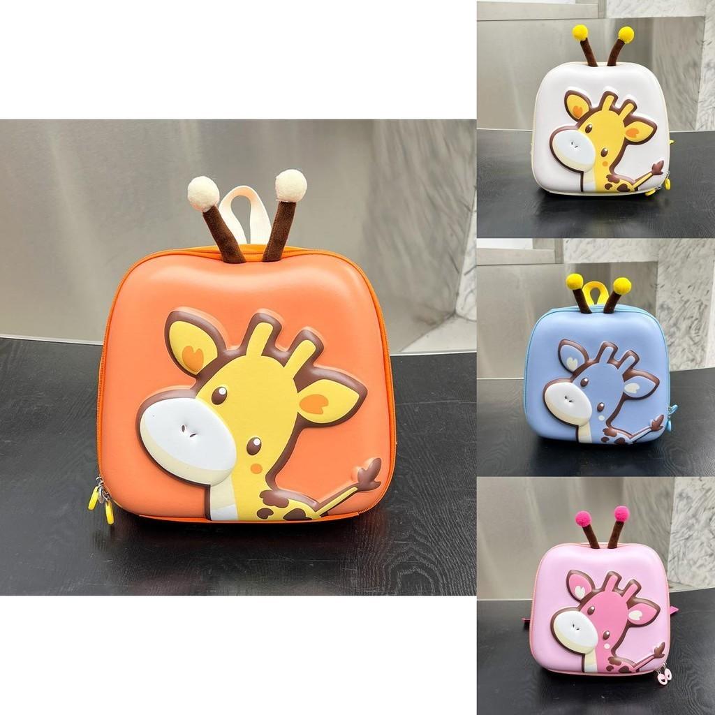 Adorable Cartoon Deer Eva Shell Backpack For Kids Unisex Cute Nursery Schoolbag