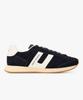 Armani Exchange Men'S Logo Patch Suede Sneakers _Dark Navy_A416175006