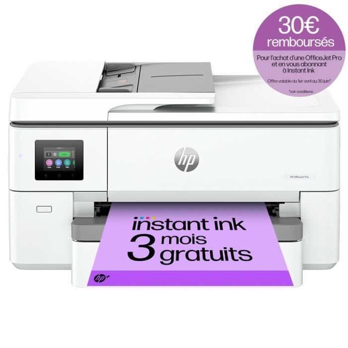 Imprimante HP OfficeJet Pro 9720e A3 Tout-en-un recto-verso, 3 mois Instant Ink inclus avec HP+