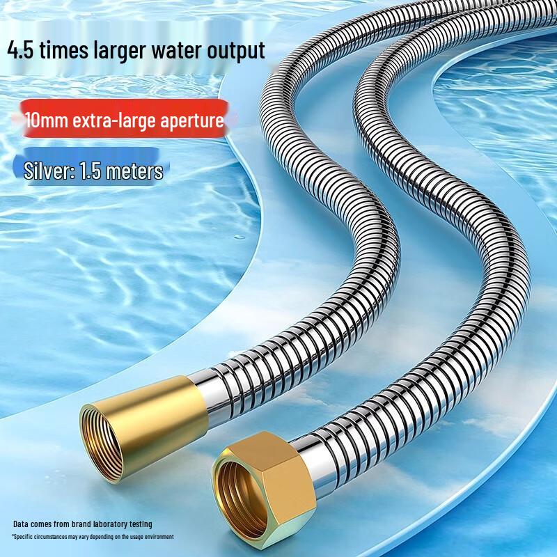 Soffione Doccia ad Alto Flusso YIXI con Tubo da 2,0 m