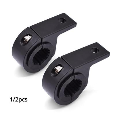 1 Stück/2 Stück Motorrad LED Scheinwerfer Klemmen Halterungen Rohrklemme Montage-Kit für Motorrad Zusatzscheinwerfer Nebelscheinwerfer Halterung Moto Zubehör