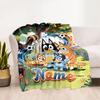 Dad Soccer Fun Customize Text Blanket Gift Personalized Blanket Soft & Cozy Great for Couch Sofa Bedding Living Room All-Season Use