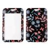 Green Plant Card Holder Case Student Badge Work Access Card ABS Plastic Lanyard Card Cover Bags for Women Girl