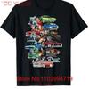 Car Madness Muscle Cars Classic and Hotrods Cartoon T Shirt Vintage Washed Top For Everyday Wear Comfortable Stretched