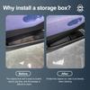 For Xpeng G6  2024 2025 Under Seat Storage Box Car Accessories Drawer Type Organizer Storage Front Seat Lower Box Case Parts