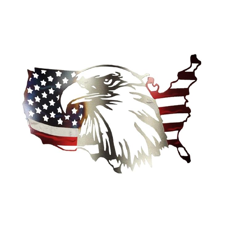 USA American Flags Metal Sign Wall Decorations Man US