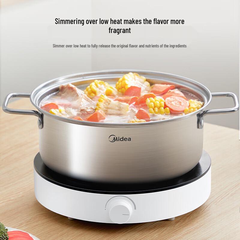 Midea 2200W Compact Induction Cooker CN Plug (adapter Included)