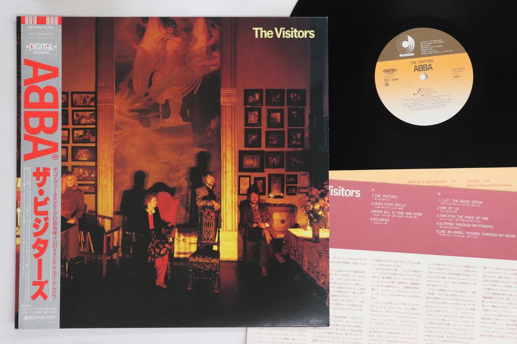 LP Record ABBA - Visitors DSP8006 DISCOMATE 1981 Japan Obi Pop Used