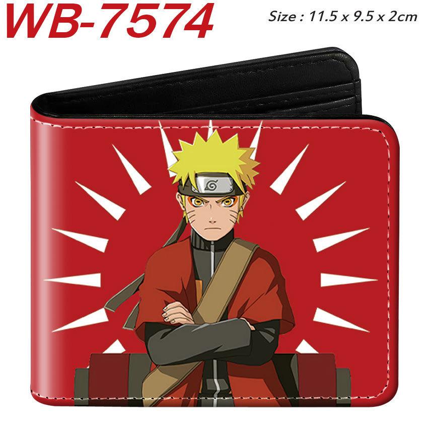 Naruto Anime Foldable Leather Wallet Short Purse