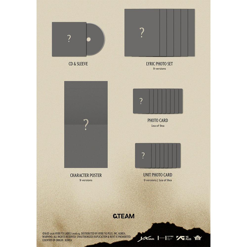 [Vorbestellung] &TEAM 3. EP 'We on Fire' SOLO EDITION