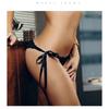 Ribbon Lace Transparent Panties Low Waist Women's Triangle Panties