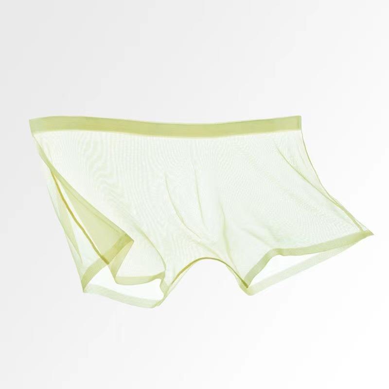 Pánské spodní prádlo Transparentní boxerky Bulge Ice Silk Průhledné spodky Sexy kalhotky Kalhotky s nízkým pasem Spodní prádlo Intimky