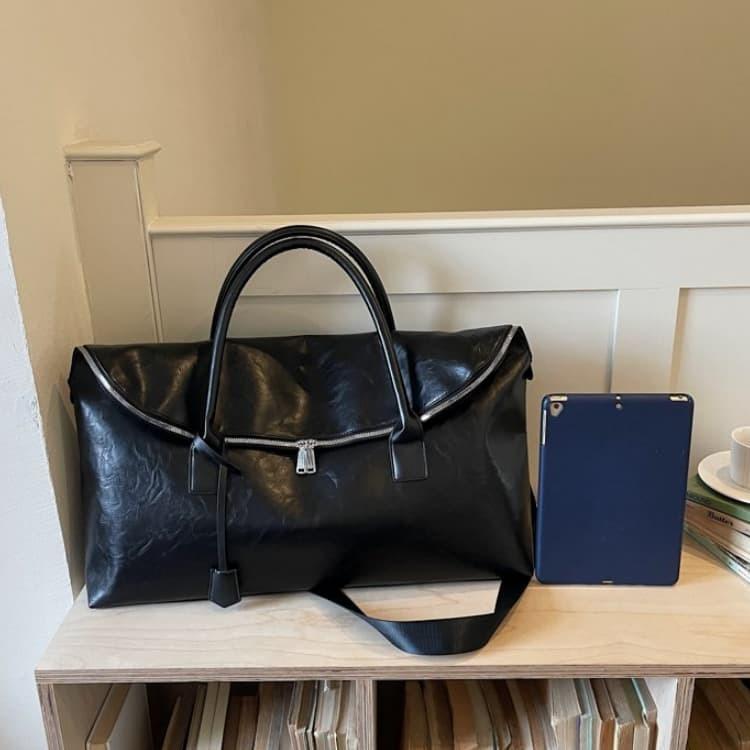 Soft Leather Large Capacity Tote Bag Crossbody Handbag