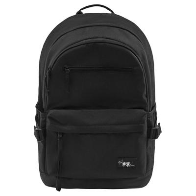 Fashion Pattern Printed Large Capacity Polyester Backpack Unisex Backpack Black ABSU099-1