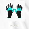 2P Gardening Gloves, Finger Claw Nail, Horticultural Work, Waterproof Vegetable Garden Gloves