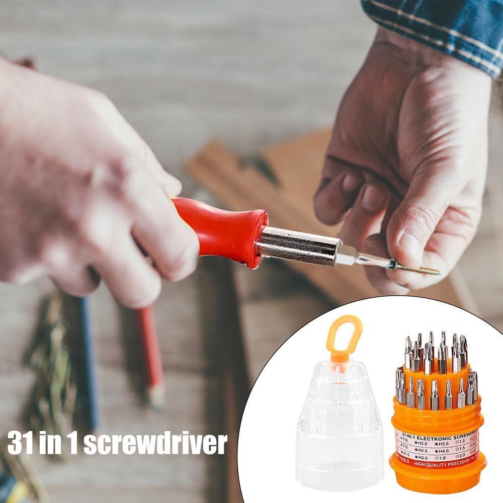 Torx Bits Screw Driver Set Screwdriver Bits Kit Combination Screwdriver 31 In 1 Screwdriver Set