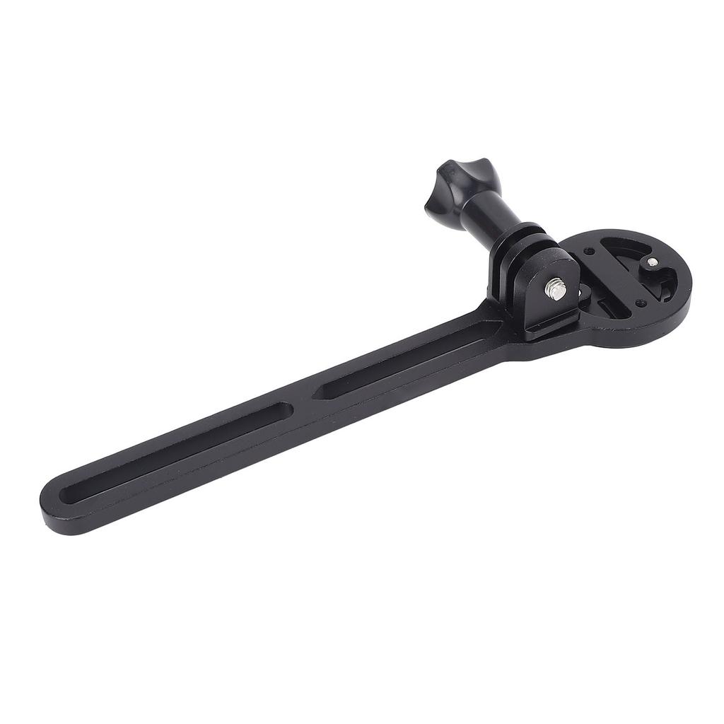 Bike Computer Mount 165mm Aluminum Alloy Front Handlebar Cycling Computer Bracket Holder with Camera